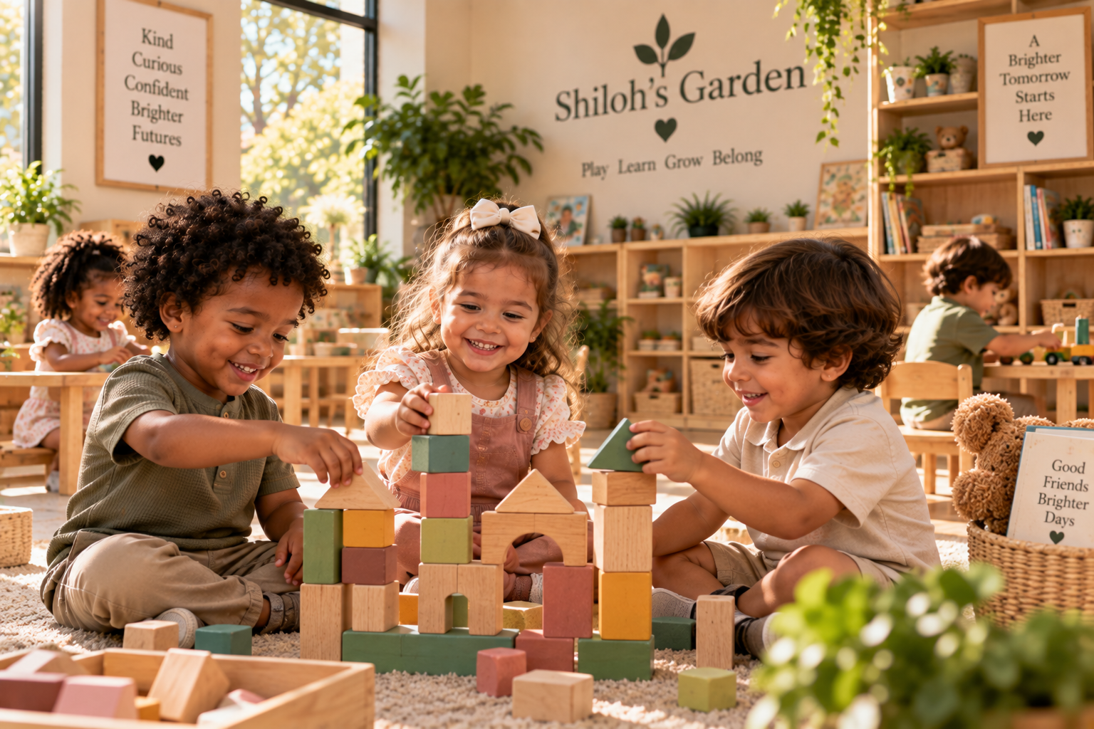 Warm early childhood classroom